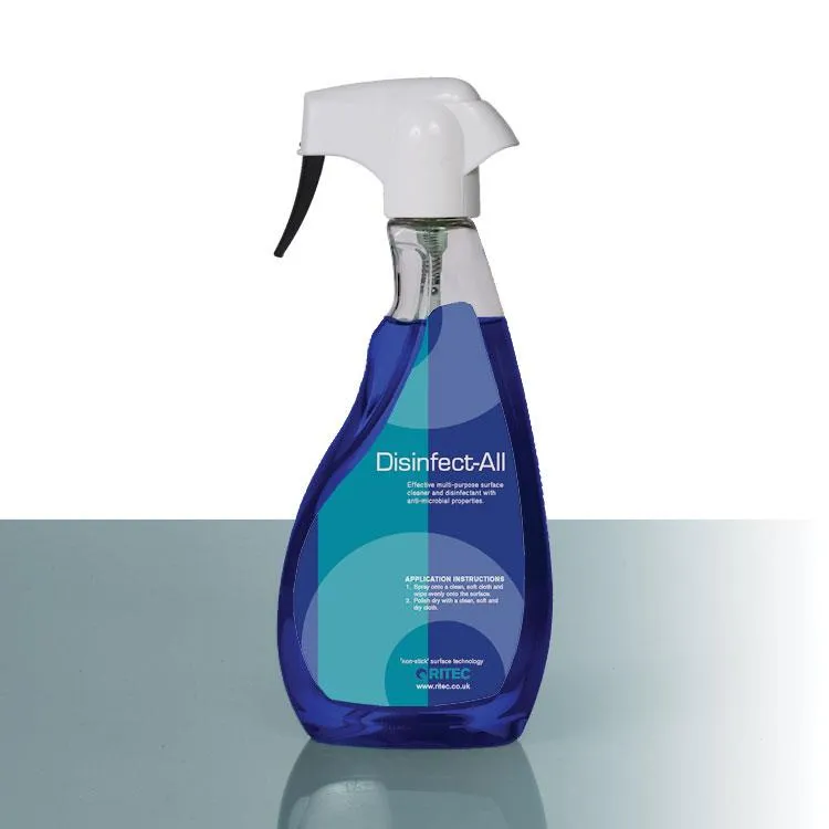 [96005] ClearShield Desinfect-All für Duschkabinen (500ml Trigger Sprühflasche)